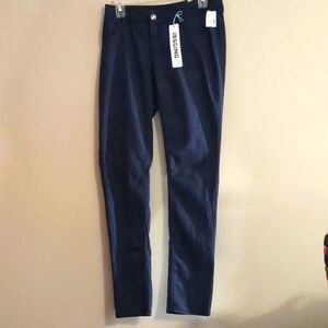 New Maurice's Junior's size M Animal print black‎ denim stretch jegging legging